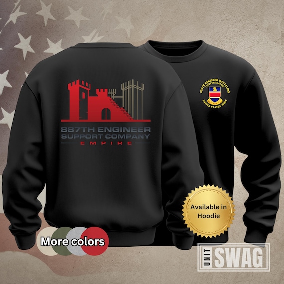 887 Engineer Support Company Sweatshirt | Crewneck