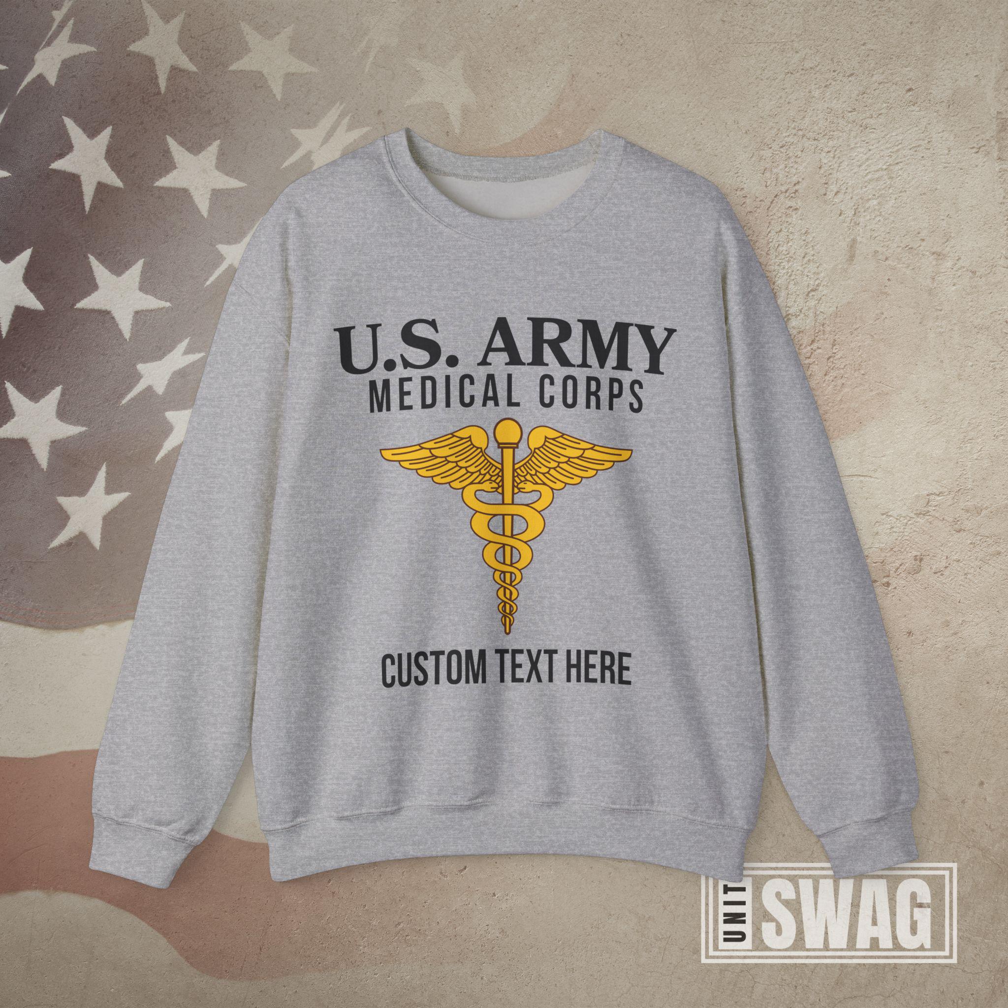 Medical Corps, Sweatshirt, Combat Medic, 68W, Custom, Personalized