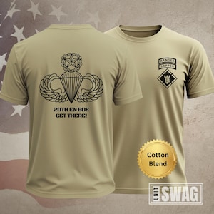 20th Engineer Brigade,  T-Shirt, Cotton Blend, 20 EN BDE