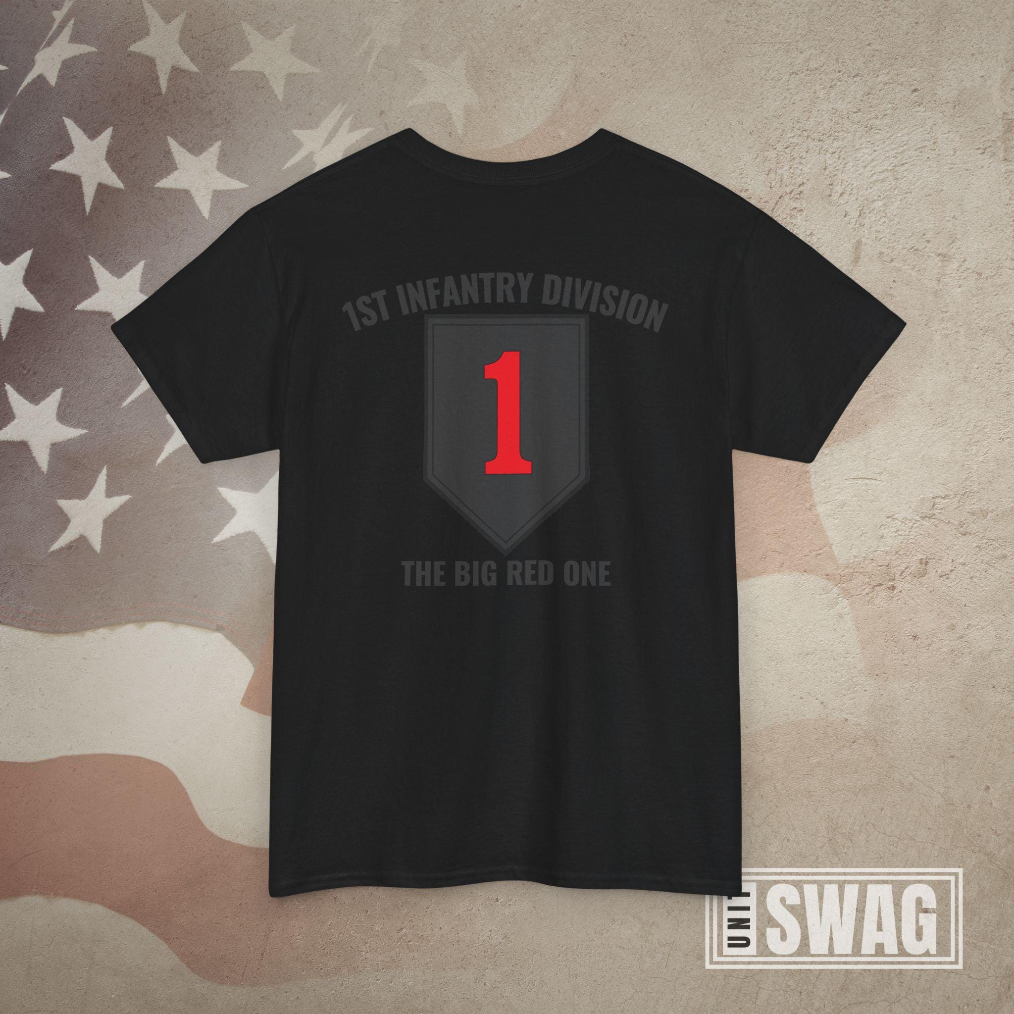 1st Infantry Division, T-shirt, 1ID, the Big Red One, BRO, Fort Riley ...