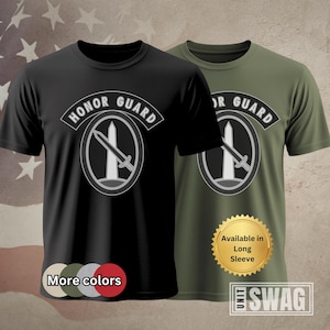 Honor Guard, Blackout, T-Shirt, 3rd Infantry Regiment, Old Guard, Graduation Gift, Memorabilia, US Army, Military, Veteran, Gift, Shirt