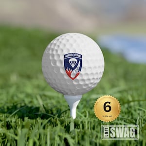 187th Airborne Infantry Regiment, Golf Balls, Rakkasans, Paratrooper, Airborne, Infantry, US Army, Military, Veteran, Custom, Gift