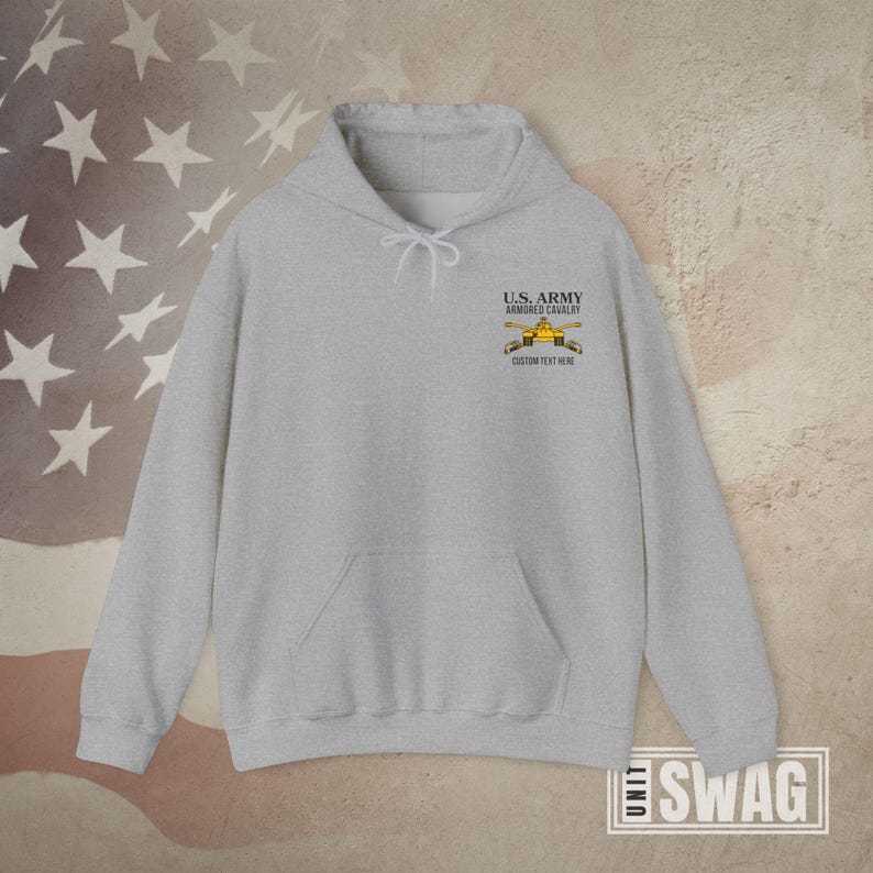Armored Cavalry, Hoodie, Personalized, Custom, Armor, 19K, M1, Armor ...