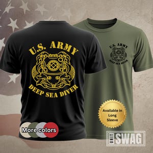 Deep Sea Diver, T-Shirt, US Army, Diver, Army Diver Shirt, First Class Diver, Dive Detachment, Engineer Diver, Engineer Dive Detachment