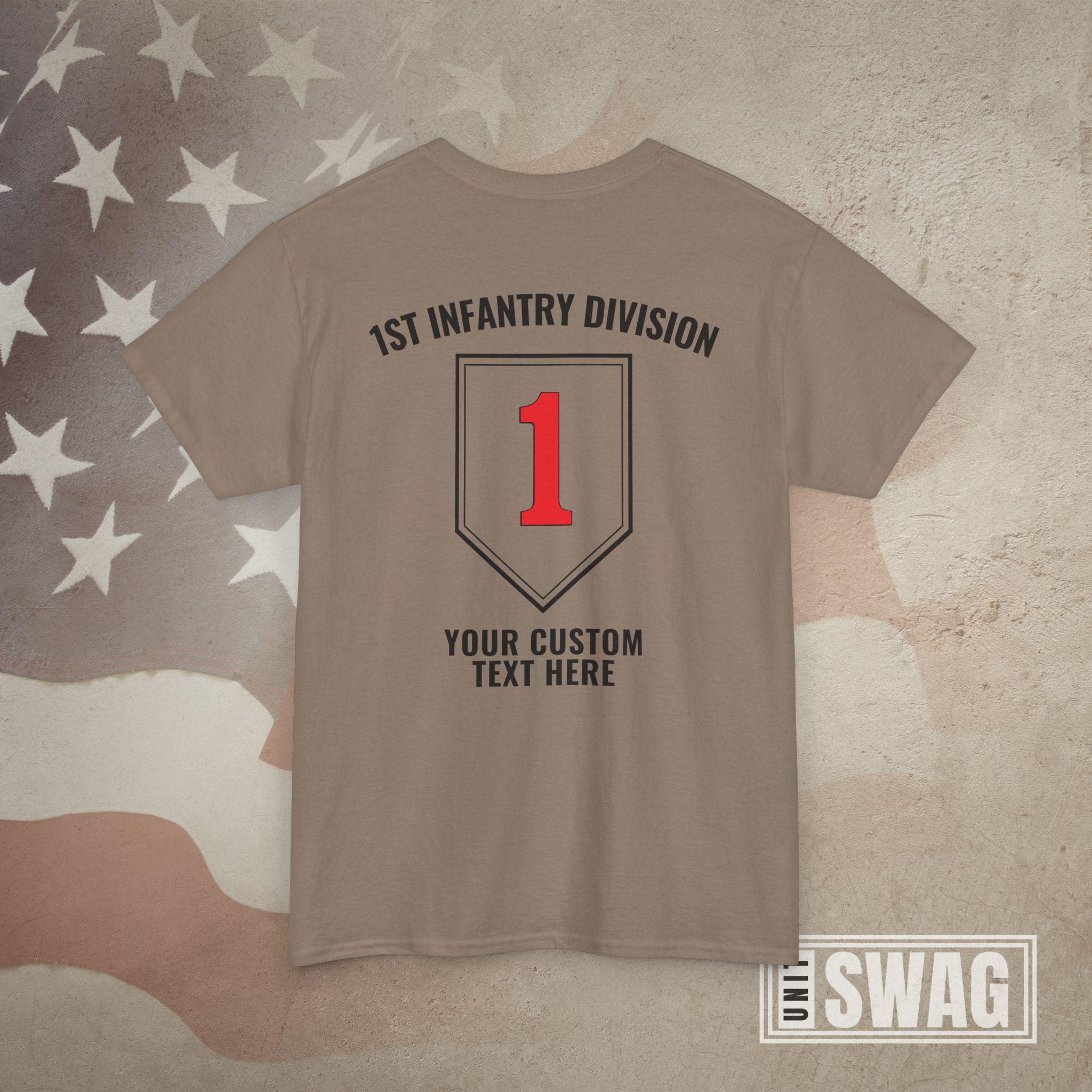 1st Infantry Division, T-shirt, Custom, Personalized, 1 ID, 1ID, the ...