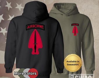 US Army Special Operations Command-usasoc Embroidered Hooded