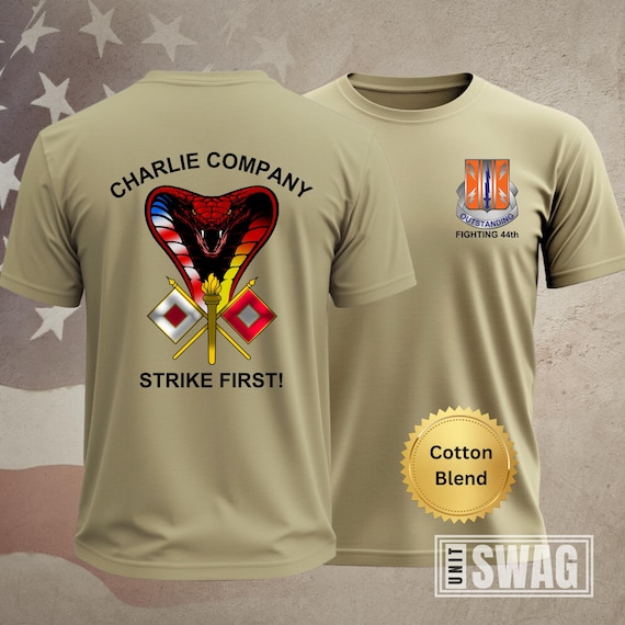 C Co 44 ESB, T-shirt, Unit Shirt, Cotton Blend, Shirt