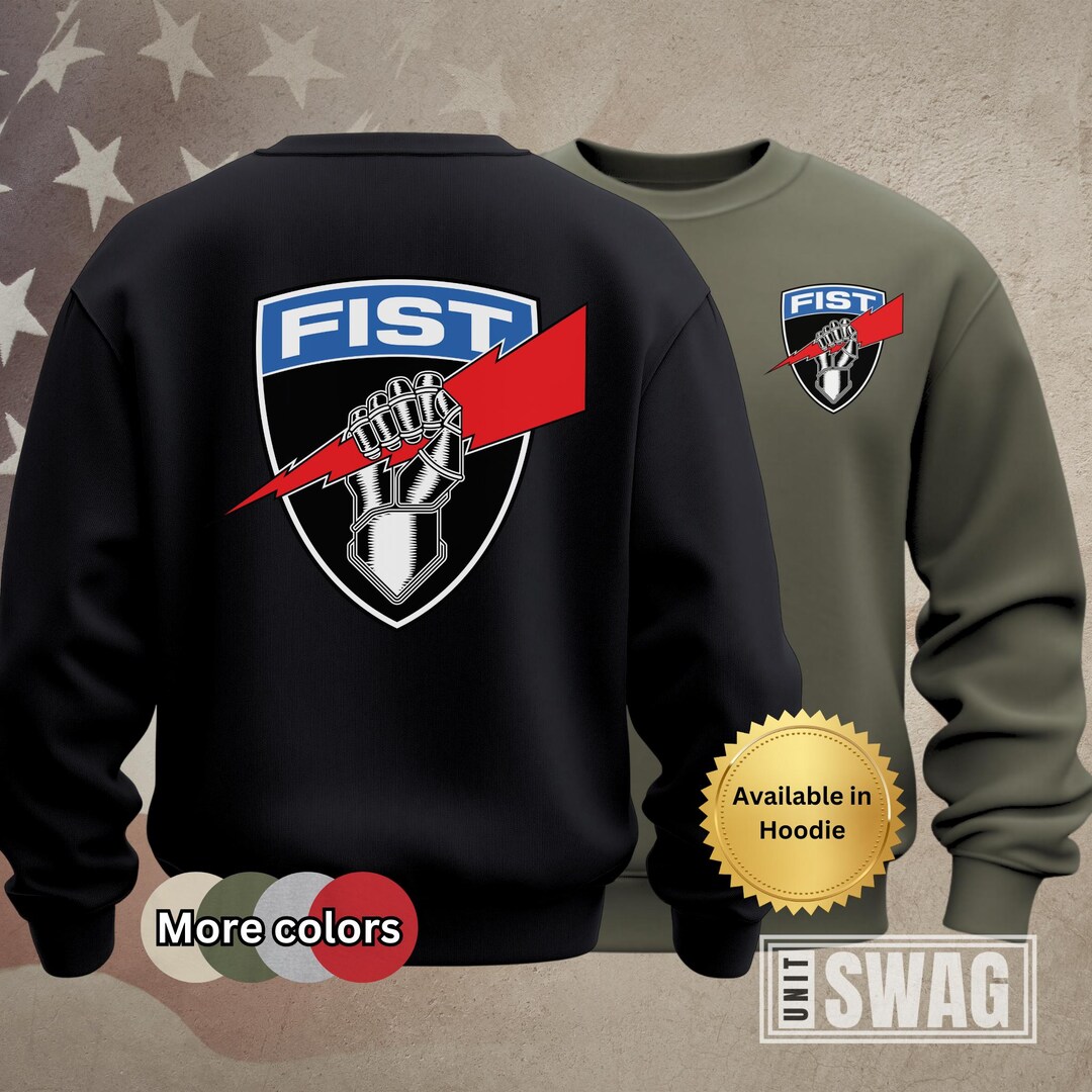 Army Fister, Sweatshirt, Fire Support Team, Fist, 13F, Fire Support ...