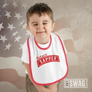 Future Sapper, Baby Bib, US Army Sapper, Army Engineers, Gift