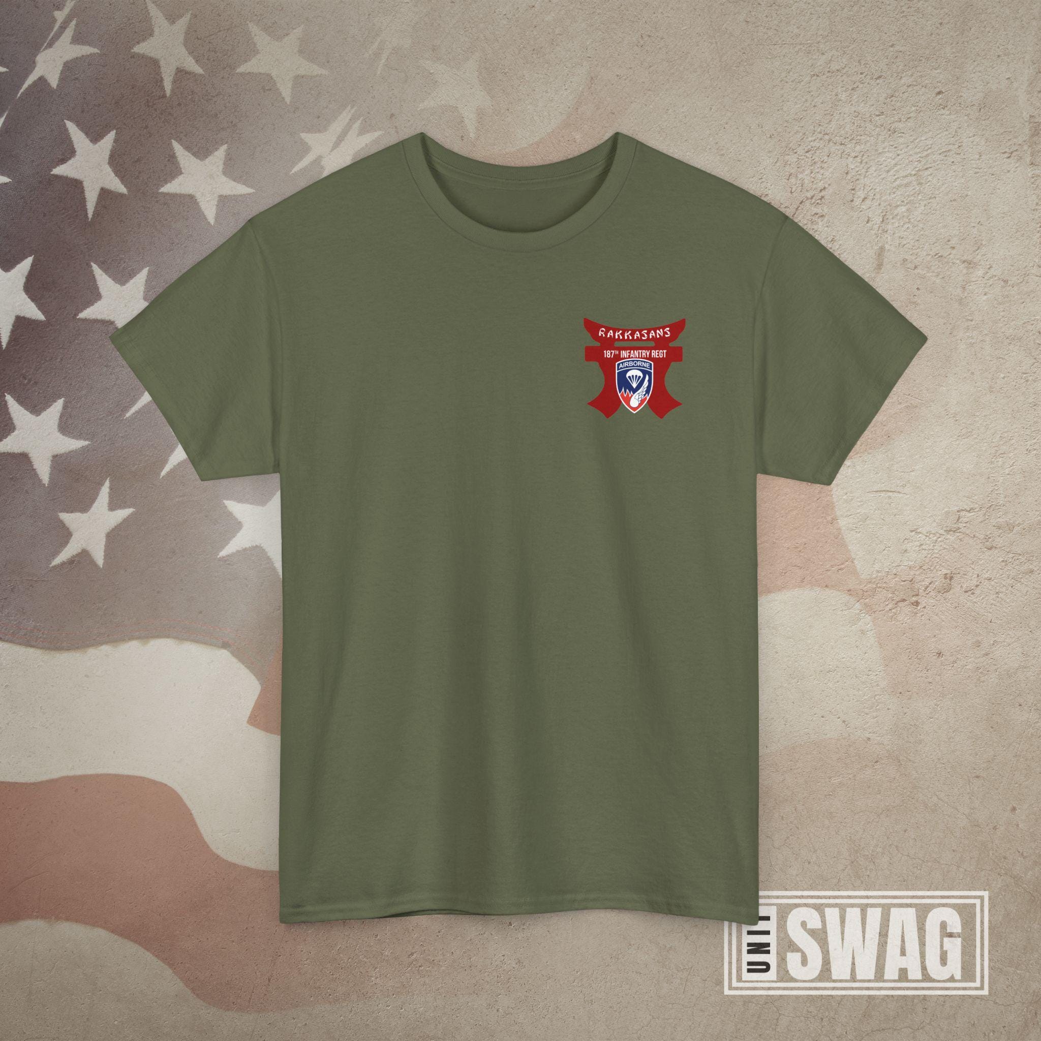 187th Infantry Regiment, T-shirt, Rakkasans, 187 Infantry