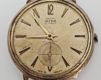 Vintage Smiths Astral Mechanical Watch: 15 Jewels, 34mm (Parts & Repair)