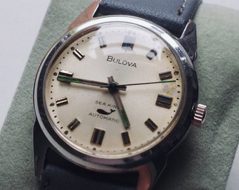 Vintage Bulova Sea King Mechanical Watch 1960s Classic Timepiece RARE Etsy UK