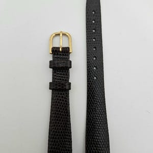 14 mm mörkbrunt läderarmband i läder med guldfärgat spänne