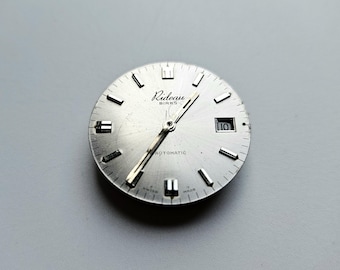 Zabytkowy mechanizm automatycznego zegarka Rideau Birks z wyświetlaczem daty do naprawy/na części zamienne