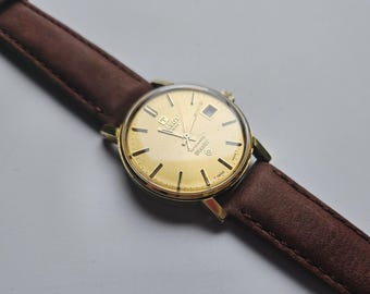 Gents Vintage Tissot Swiss Automatic Seastar Mechanical Wind Up Wrist Watch with Date Indicator