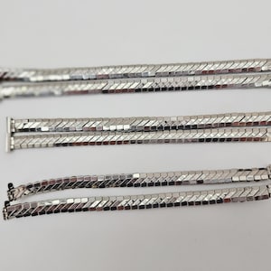 Vintage Edelstahl 9.8 mm Armbanduhr Armbänder (mehrere Größen)