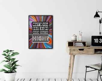 Artic Monkeys Why'd You Only Call Me When You're High Print