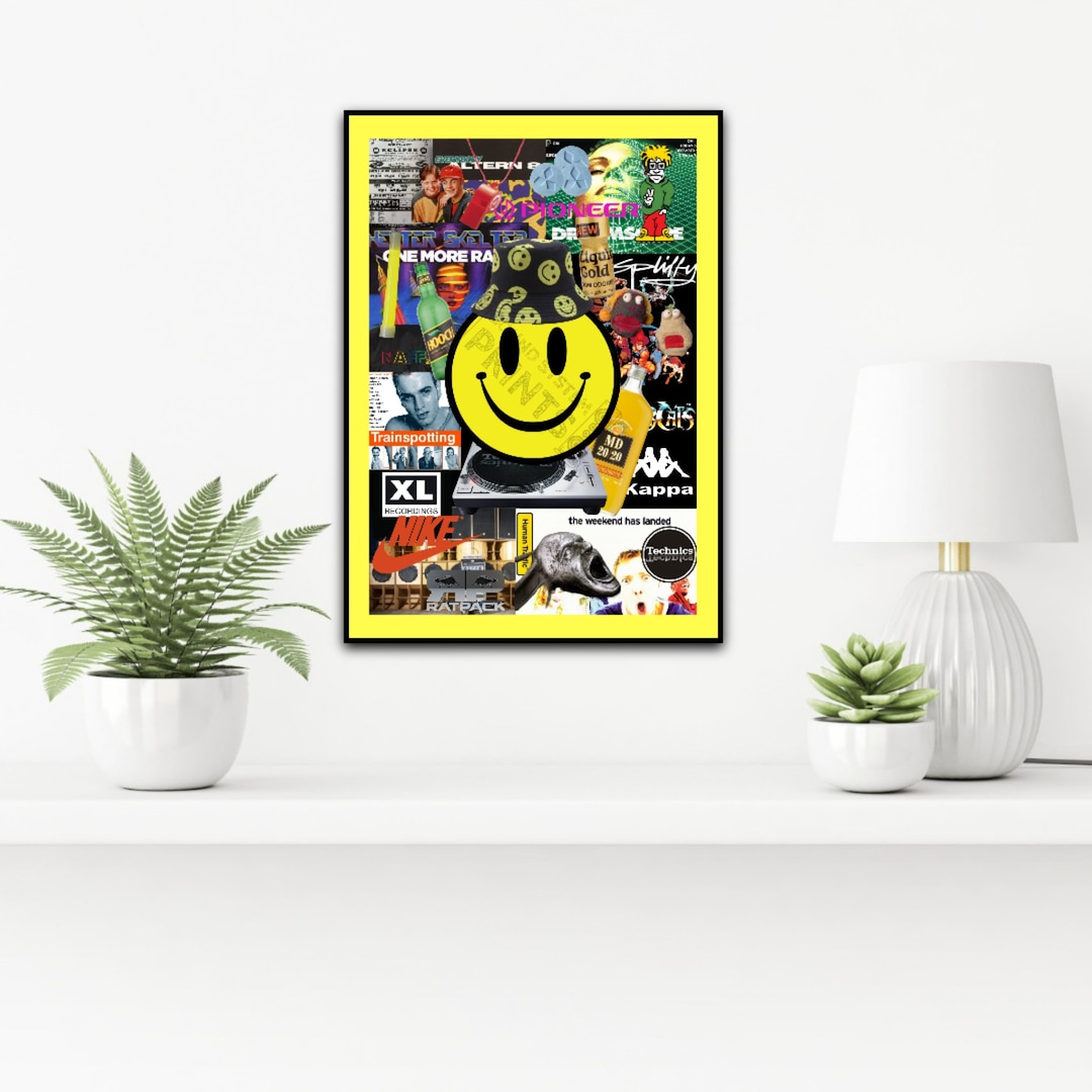 90's Rave Culture Collage - Etsy