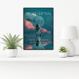 David Bowie Ground Control To Major Tom Space Oddity Print