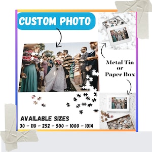 Custom Puzzle From Photo, Capture moments forever with a unique gift! Immortalize your most treasured memories! Custom Gift Puzzle