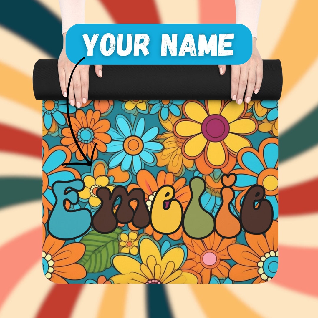 Personalized Yoga Mat Customprinted Yoga Mat With Antislip Etsy
