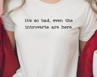 Introverta PNG, Introverta T-shirt, Politisk T-shirt, Hemkär T-shirt, Rolig PNG, PNG Design, Antisocial T-shirt, Introvert PNG, Introvert T-shirt