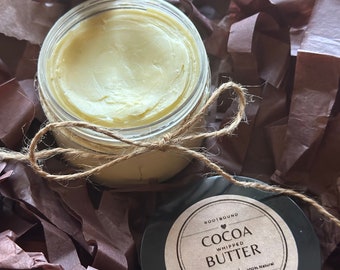 Whipped Cocoa Butter, natural vegan chemical free, moisturizers