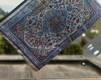 Pochette marocaine , Sacs à main bohème à motifs de tapis marocain ,trousse de maquillage