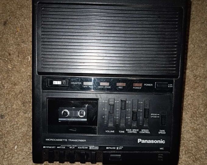 Panasonic RR930 Desktop Cassette Transcriber / Recorder Tested Working