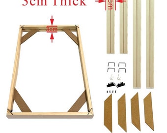 Cornice in legno di marca di grandi dimensioni per la pittura su tela. La fabbrica fornisce una cornice per poster da parete fai-da-te (1) (continua nel secondo annuncio)