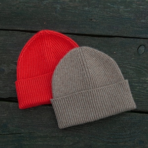 Maschinenstrickmuster PDF — Gerippte Beanie Mütze, Unisex Fischermütze für die Brother Doppelstrickmaschine, Instant Download — Core Hat