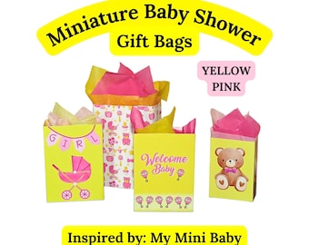 Miniature Baby Shower Gift Bags, DIY Krissy Doll Presents (Digital Download)