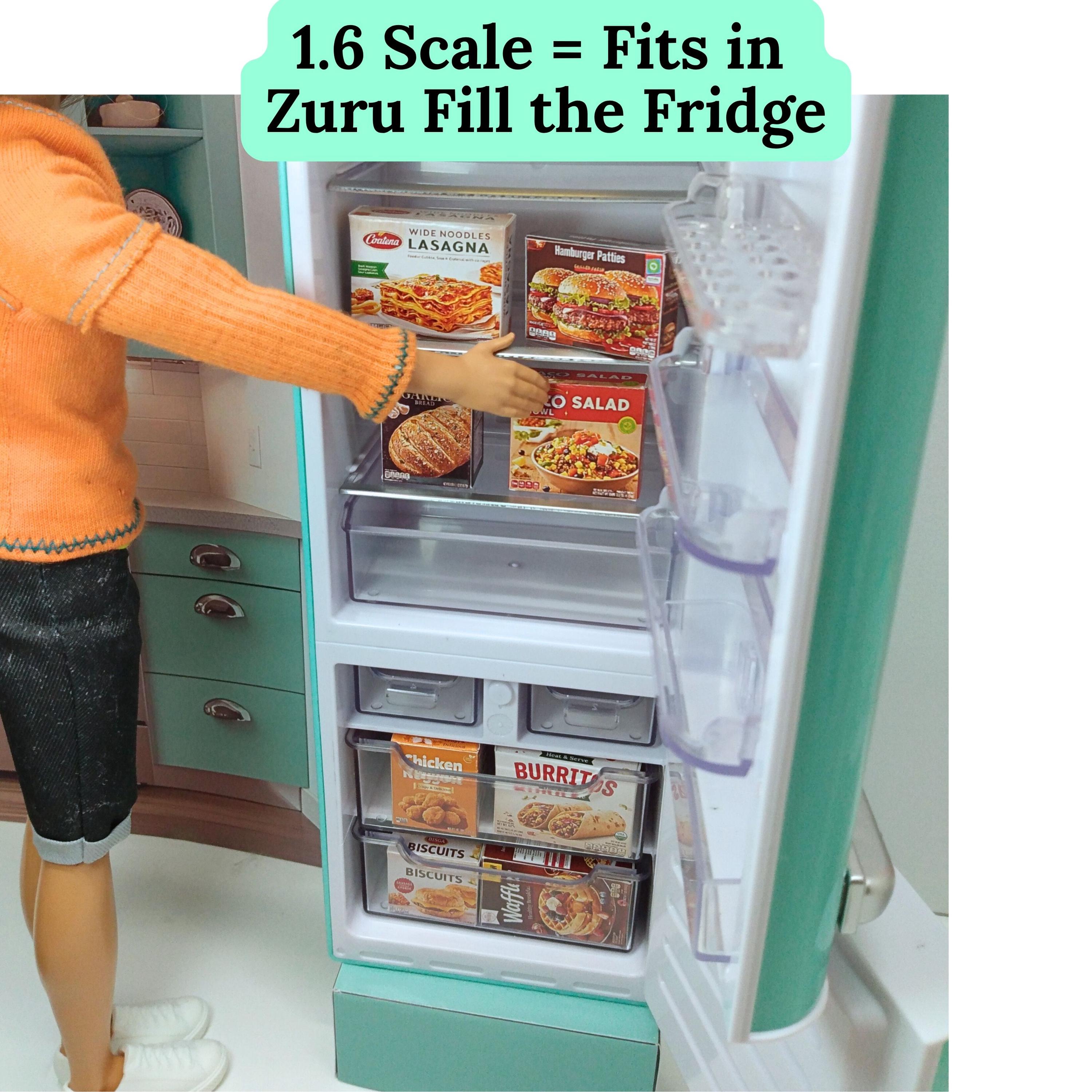 Miniature Groceries Printable for Zuru Fill the Fridge = Mini