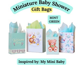 My Mini Baby DIY Miniature Gift Bags Shower Favors Printable Krissy Doll Digital Download