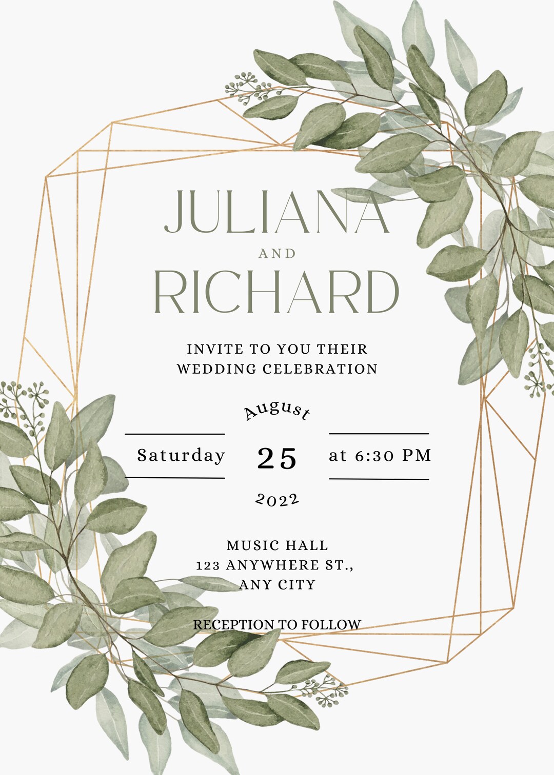 Custom Invitations Etsy