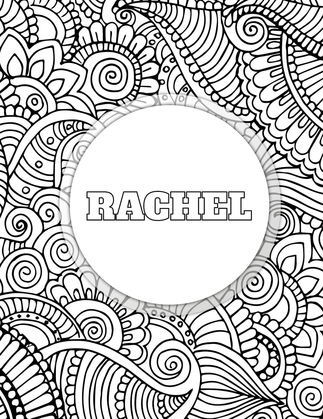 Customizable Coloring Page Digital Download - Etsy