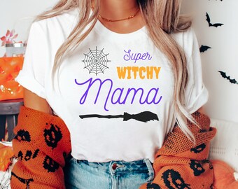 Witchy Mama Shirt, Mama Shirt, Halloween Shirt, Ladies Halloween Shirt, Womens Halloween Shirt, Cute Halloween Shirt, Witchy, Halloween,