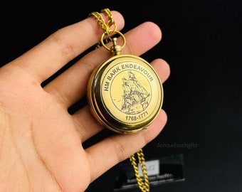 Custom Engraved Working Brass Compass With Pure Leather Case | Handmade Gift For Him, Her, Dad, Birthday Gifts, eww Valentines day gifts