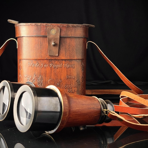 Leather Binocular Case Etsy
