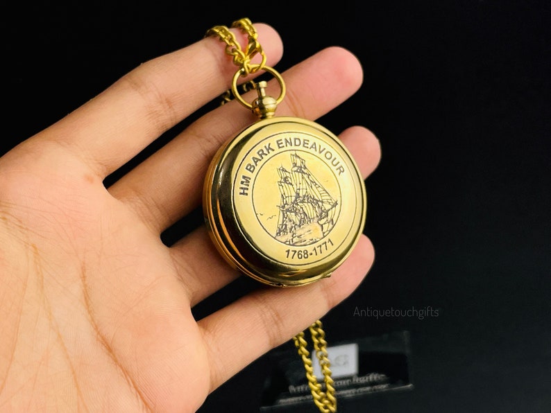 Personalized Engraved Working Brass Compass With Pure Leather Case Handmade Gift For Him, Her, Dad, Birthday Gifts For Mother, Mom image 1