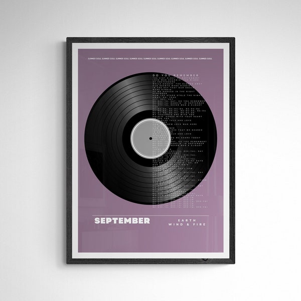 Soul Harmony, Inspired Music Poster, September Poster Showcasing the Essence of Soul Music - Contemporary or Modern Home, or Teenager's Room