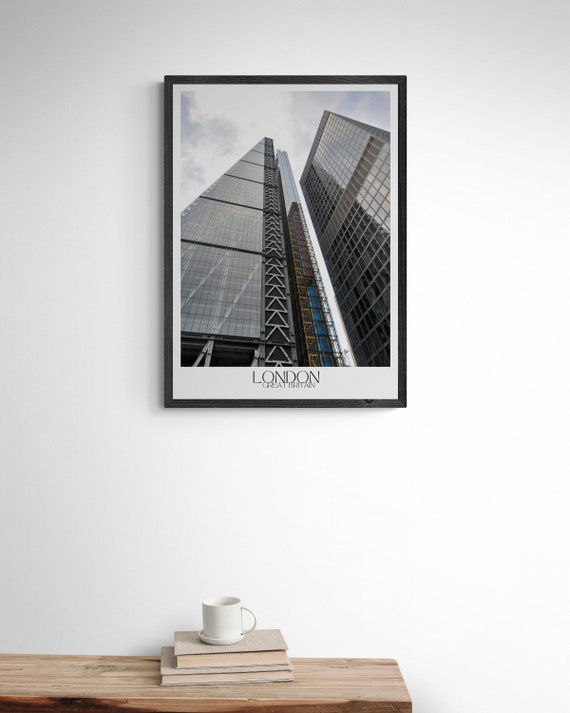 Modern Building skyline of London City Fine Art Photo Print- England Travel Gift for Wanderlust - Gift for Home and Office Decor