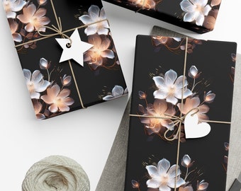 Chic Spring Festive Wrapping: Eco-Friendly Flowers & Holiday Gift Packaging