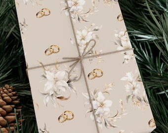Wedding Gift Wrap Event Packaging Special Occasions Paper Elegant Wrapping Paper Stylish Wrapping Paper Weddings Scrapbooking Cards Decor