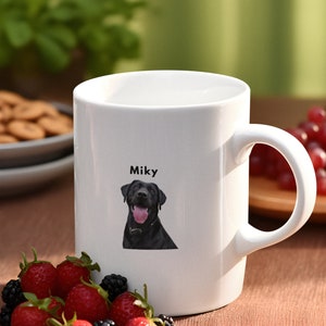 Personalised pet mug,dog coffee mug,dog mom,custom pet gift ,mothers day gift,dog dad gift image 4