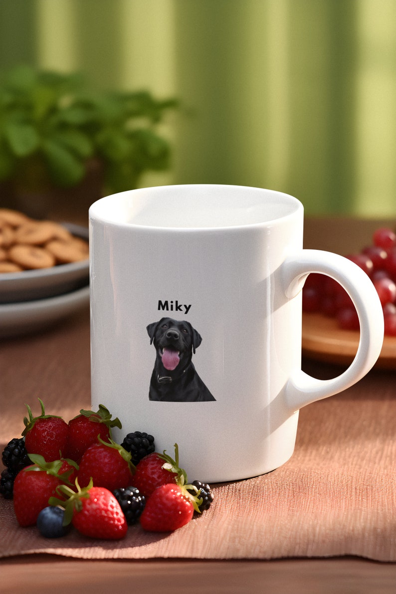 Personalised pet mug,dog coffee mug,dog mom,custom pet gift ,mothers day gift,dog dad gift image 4