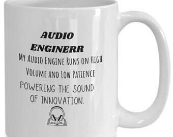 Audio Engineer Mug, Sound Tech Gift, Music Lover Coffee Cup