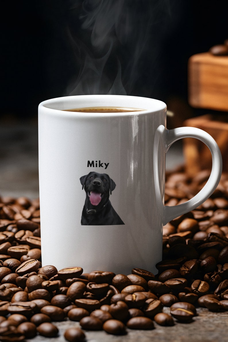 Personalised pet mug,dog coffee mug,dog mom,custom pet gift ,mothers day gift,dog dad gift image 8