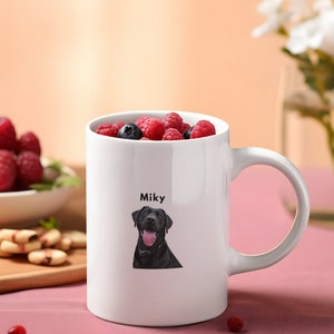 Personalised pet mug,dog coffee mug,dog mom,custom pet gift ,mothers day gift,dog dad gift image 3