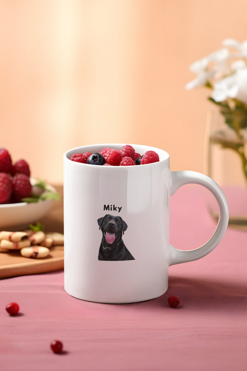 Personalised pet mug,dog coffee mug,dog mom,custom pet gift ,mothers day gift,dog dad gift image 3